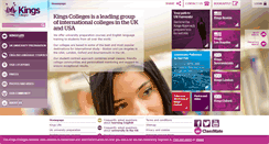 Desktop Screenshot of es.kingscolleges.com
