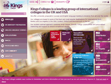 Tablet Screenshot of es.kingscolleges.com